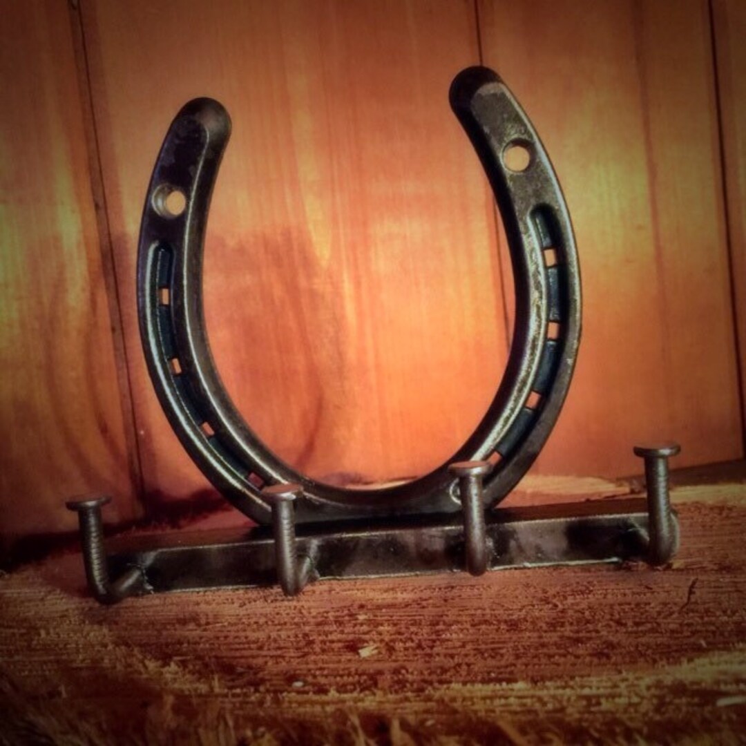 Horseshoe Key Holder Etsy