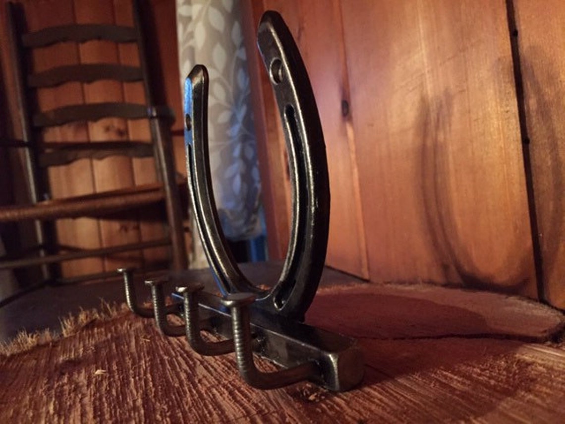 Horseshoe Key Holder Etsy