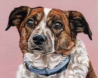 Retrato personalizado de tu mascota: encarga un cuadro al óleo de tu querida mascota.