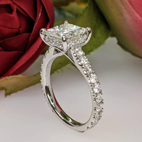 Halo Princess Cut Diamond Ring | Stunning Halo Designs on Sale –  Kingofjewelry.com