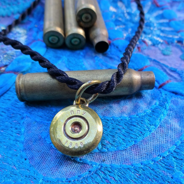 Ammo Earrings and Pendants.  Fair Trade from Cambodia