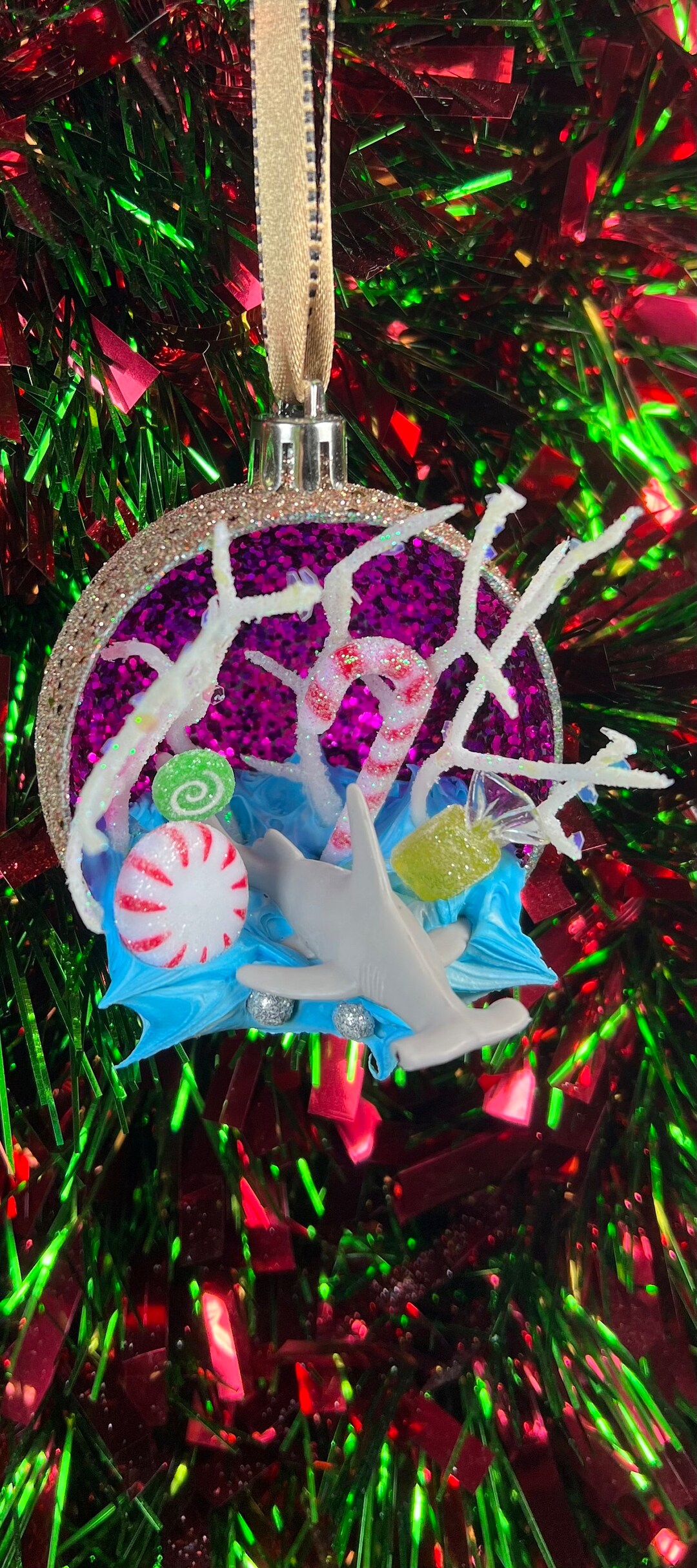 Hammerhead Shark Diorama Terrarium Ornament Etsy