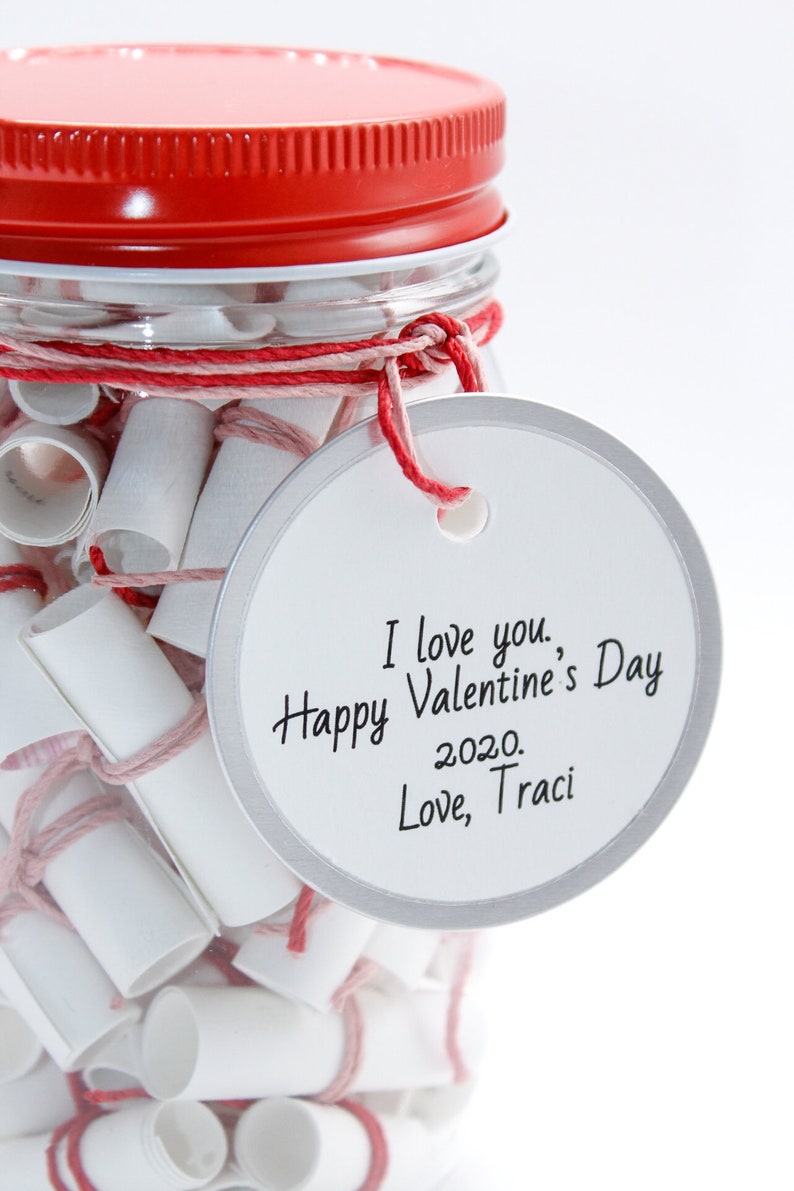 Message Filled Mason Jar love Wish Jar Etsy