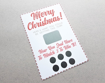 Rude Scratch Off Christmas Card, Xmas Card, Rude Card, Naughty, Boyfriend Card, Girlfriend Christmas, Christmas Gift, Naughty Gift, Kinky