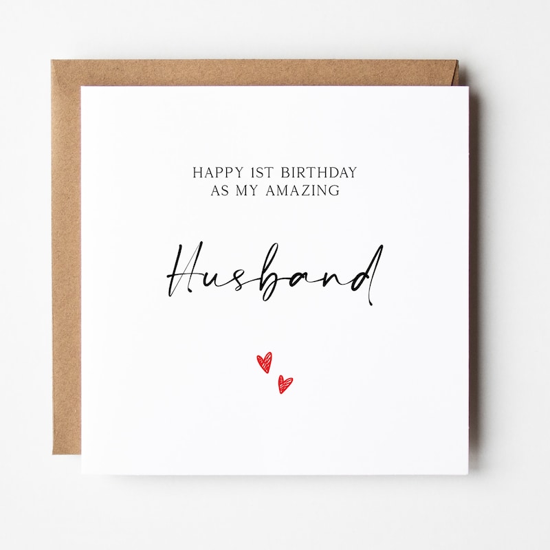 Husband Birthday Card Etsy Husband Birthday Card Etsy