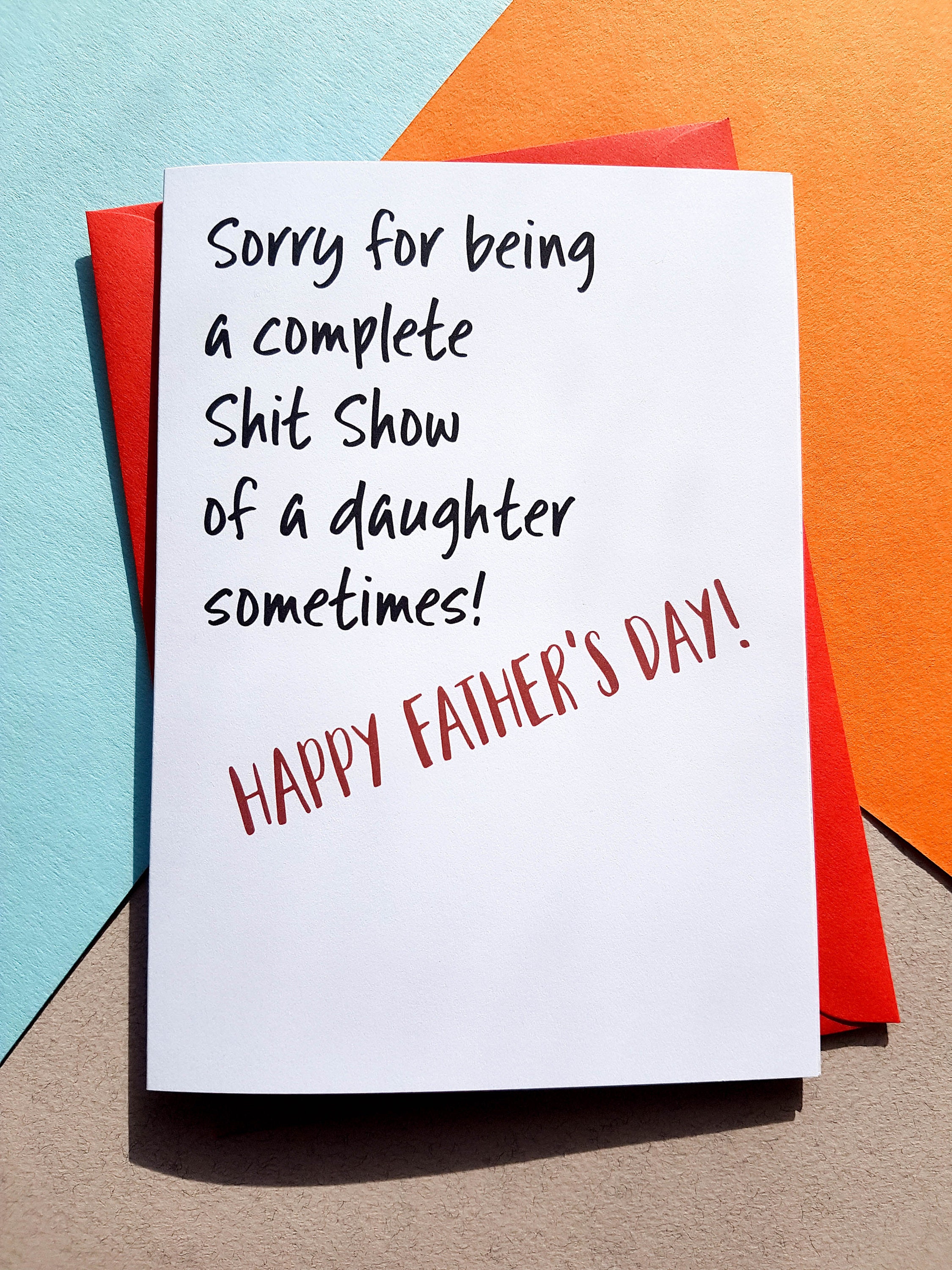 rude fathers day card step dad card funny etsy