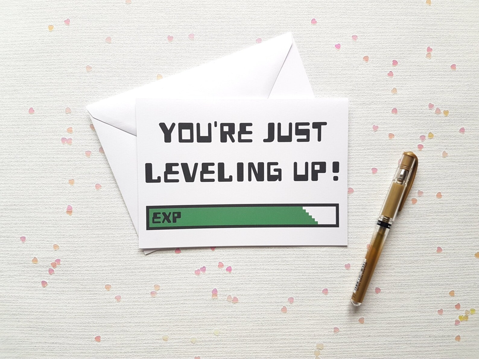 Level Up Birthday Card Level Up Gaming Card Gamer Birthday | Etsy
