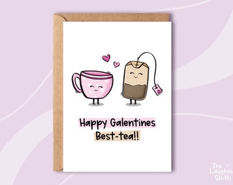 Best Friend Valentines Card | Galentines Card | Girlfriend Valentine's Card | Food Pun Card | Silly Valentine Card | Best Friend Card