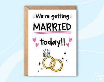 Wedding Day Card For Fiance | Fiance Card For Him | Wedding Day Gift | Wedding Card | Getting Married | Wedding Day Card | New Wife Card