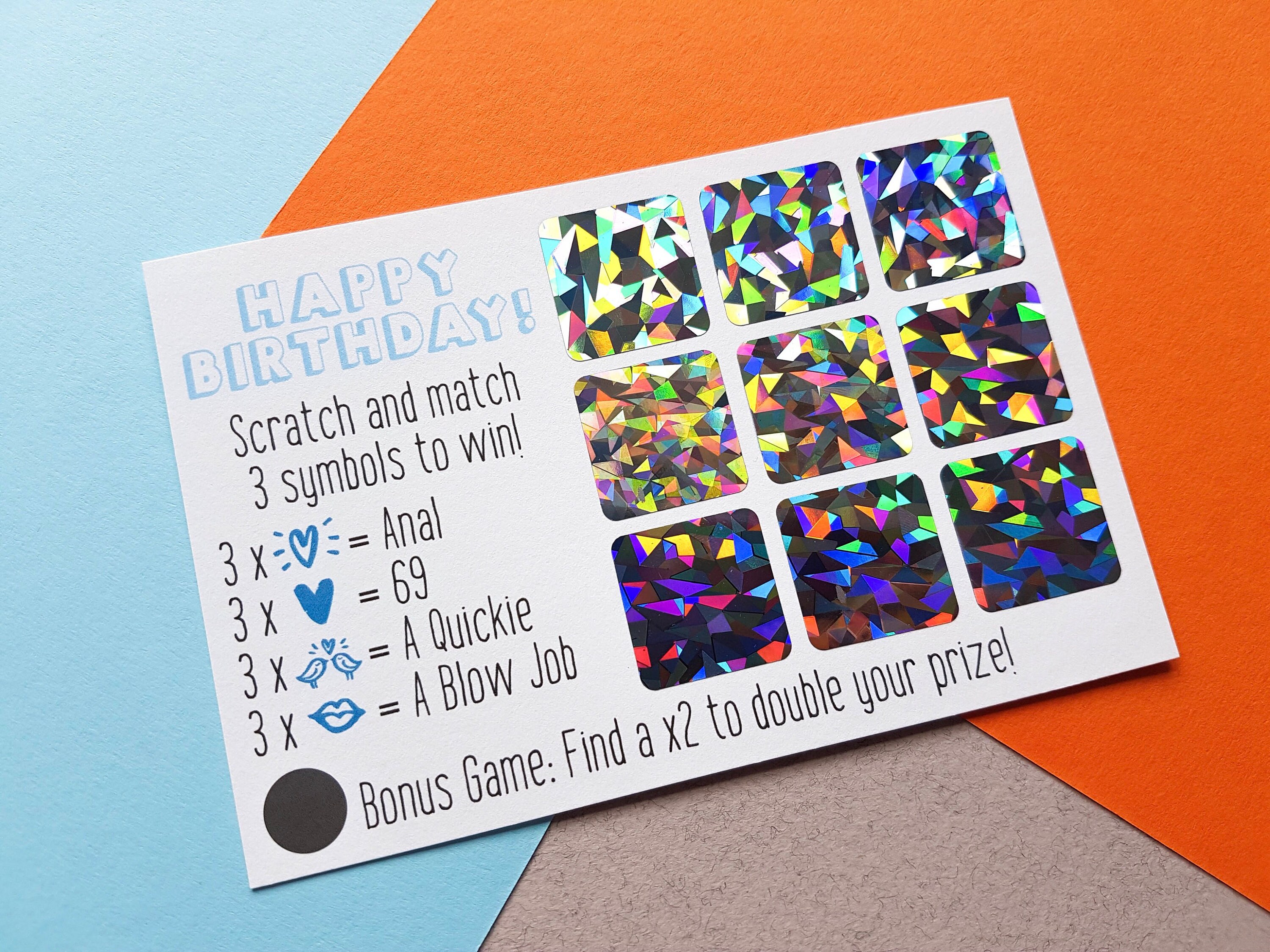 Rude Scratch Off Birthday Card, Boyfriend Card, Birthday Card, Rude C…
