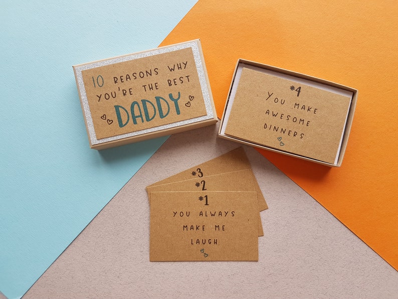 10 Things I Love About You Dad Gift Box Father's Day Etsy