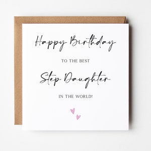 Joyeux anniversaire à la meilleure belle-fille du monde carte, carte d'anniversaire de la meilleure belle-fille du monde, anniversaire sentimental de belle-fille