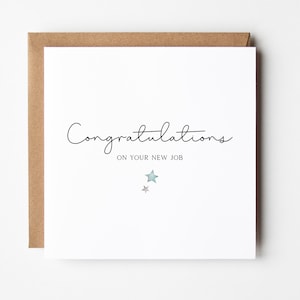 Félicitations, nouvelle carte de travail, nouvelle carte de travail, carte de départ d'un ami au travail, carte de départ de collègue, carte de femme de travail, carte de nouveau travail de collègue
