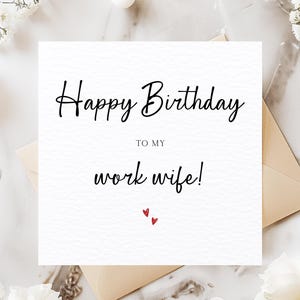 Carte d'anniversaire femme travail, carte d'anniversaire bestie travail, carte d'anniversaire meilleur ami, carte d'anniversaire collègue, carte ami travail, carte femme travail