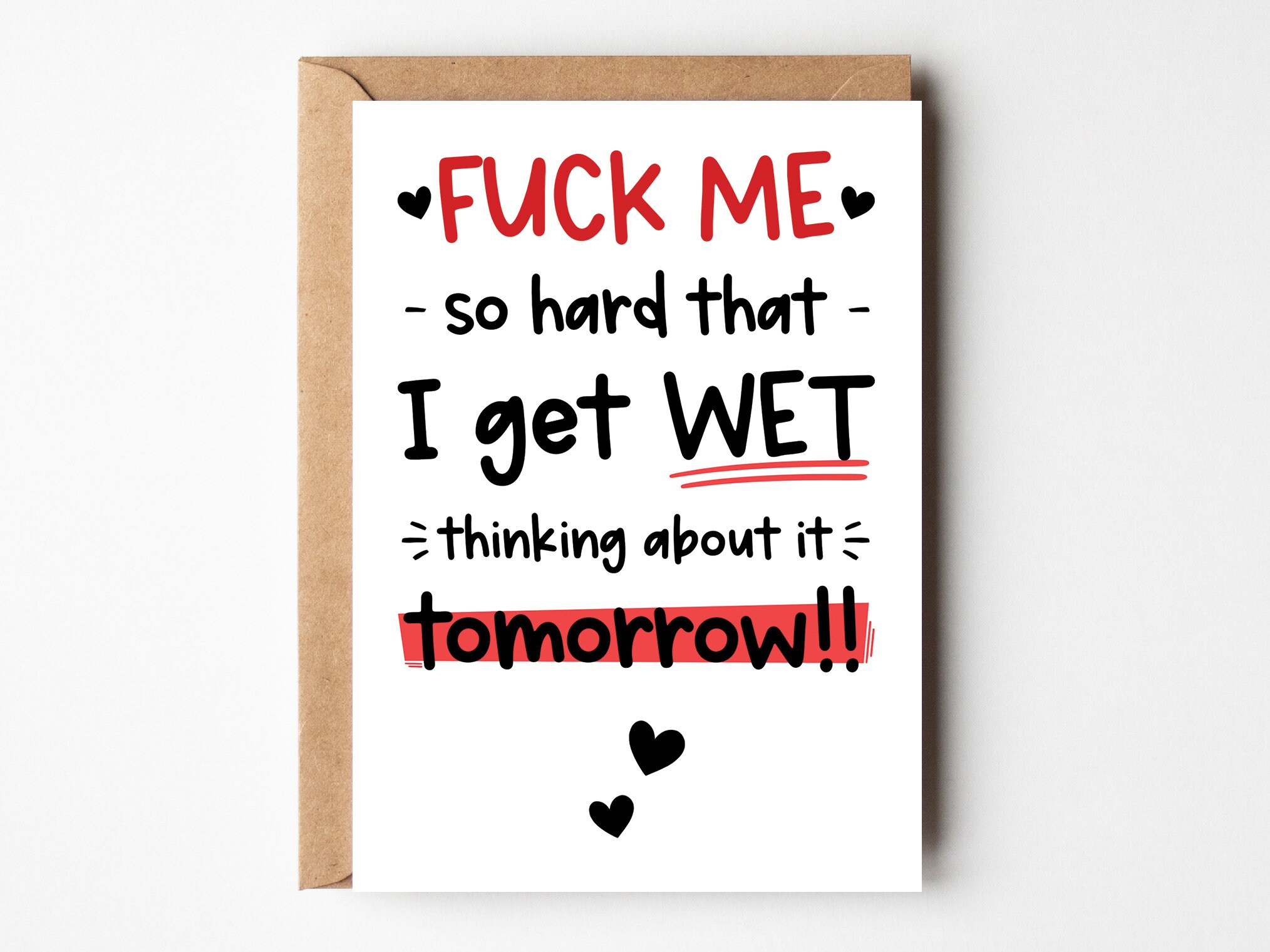 Naughty Valentine's Card Adult Anniversary Card - Etsy