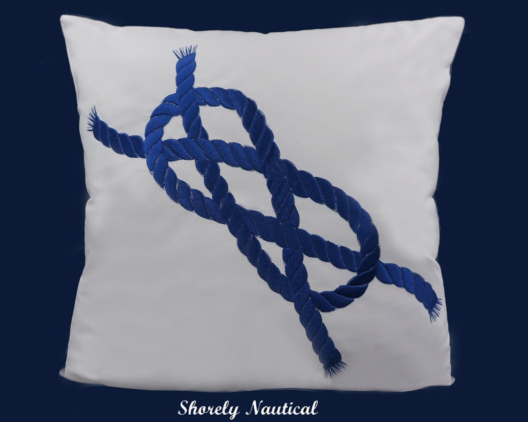 Nautical Rope Pillow Cover,lake House Decor,beach Decor,coastal Decor