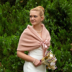 Stricken Hochzeit Schal, Braut Achselzucken, Winter Hochzeit Wickeln, Braut Capelet, Brautjungfer Geschenk, Hochzeit Zubehör, Braut Vertuschung, Geschenk für Sie
