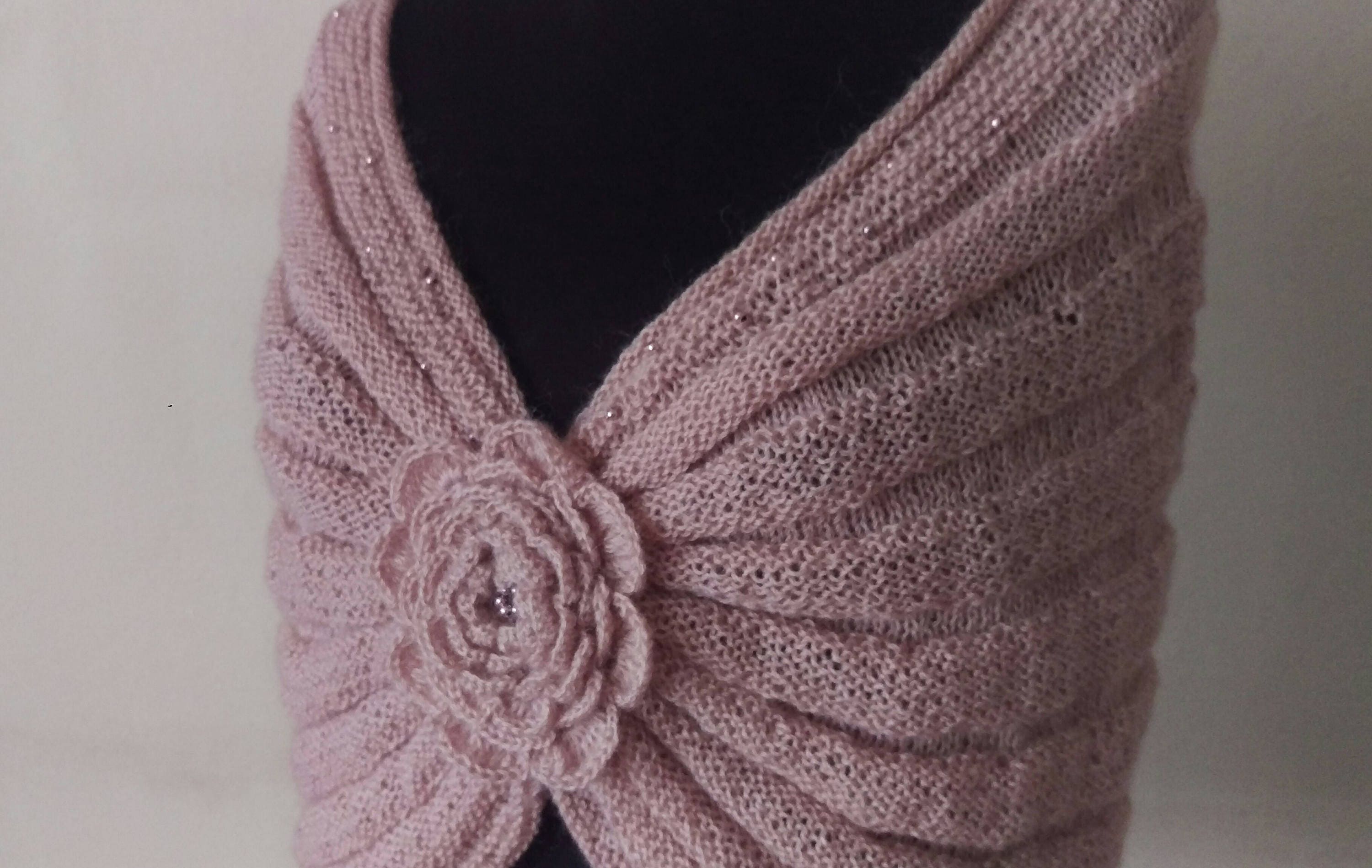 champagne wedding shawl