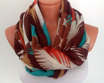 Silk Chiffon Scarf, For Her, Summer Scarf, Colorful Scarf, Woman Fashion Accessories