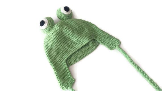 baby frog hat