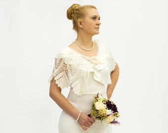 Wedding Shrug, Bridal Cover Up, Bridal Cape, Wedding Accessories, Bridesmaid Gift, Gift For Holiday, Wedding Shawl, Bridal Accessories
