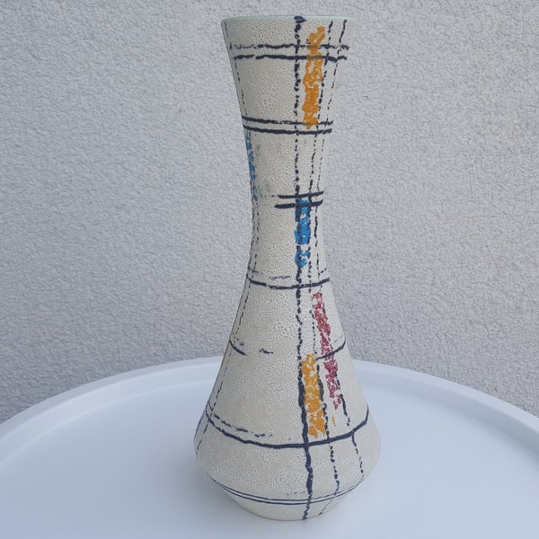 Vintage vase U-Keramik 465/30, Ü Keramik (Überlacker) , West Germany