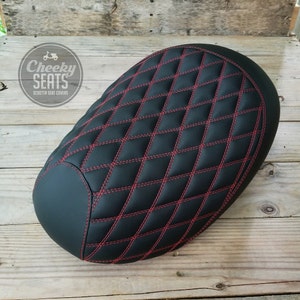 Honda Metropolitan CH50 Double Diamond Stitch Seat Cover-  By Cheeky Seats