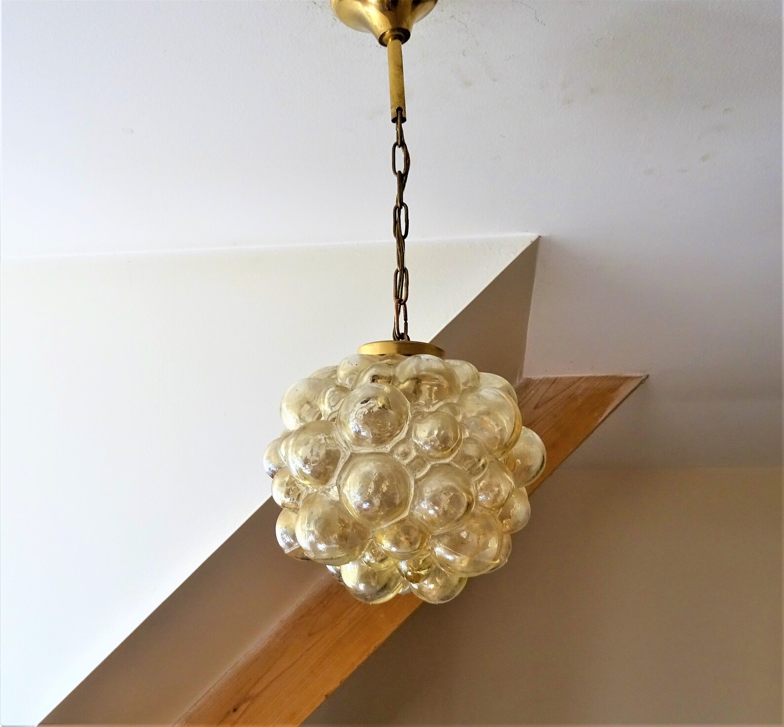 Vintage Bubble Glass Lamp Helena Tynell Limburg 1960s Bubble Etsy