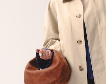 Leather Handbag | Hedera - Minimalist Italian Grain Leather | OUTLET