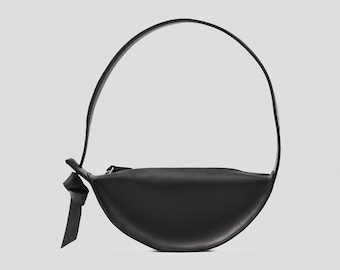 Bolso de cuero / Bolso de hombro elegante / Bolso de hombro artesanal hecho a mano para mujer