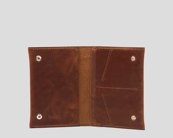 Leather Passport Holder | Premium vegetable-tanned leather