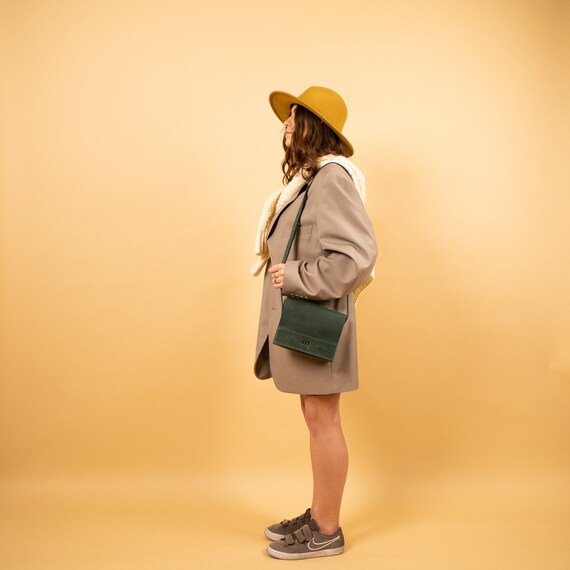 Borsa A Tracolla Donna In PU Verde – Piccola Crossbody Con 12 Slot Per Carte E Protezione RFID
