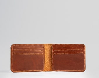 Leather Billfold Wallet - Dollar Bill