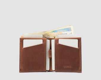 Leather Billfold Wallet - The Minimalist 2.0