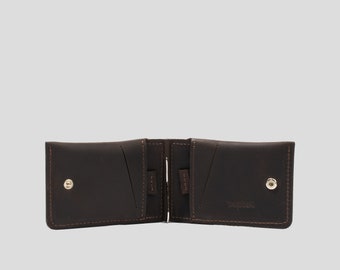 Leather Wallet with Money Clip | Premium top-grain leather | Expertly crafted in EU