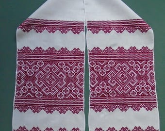 Ukrainian Hand Embroidered Towel, Rushnyk, Ukraine, vyshyvanka
