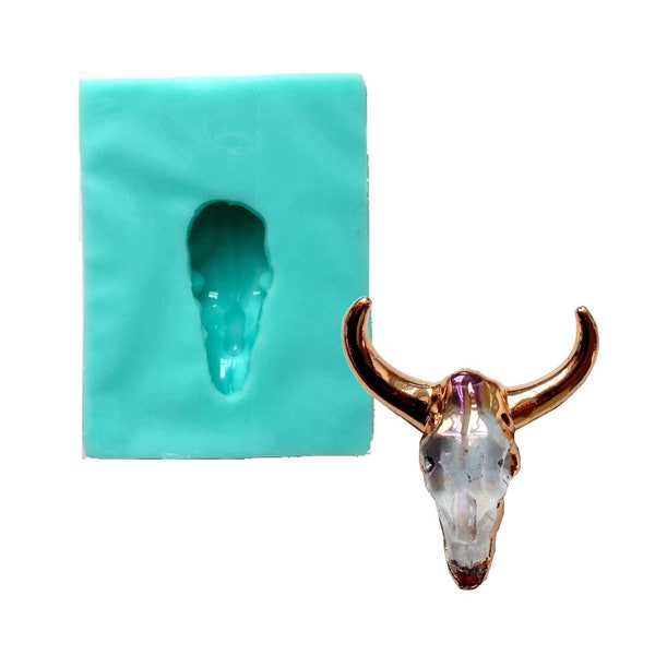 Cow Skull Mold Etsy
