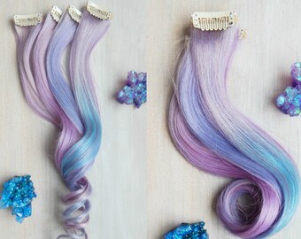 Purple Silver Ombre Etsy