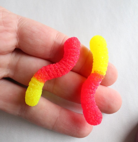 Sour Gummy Worm Mold, Epoxy Resin Mold, Silicone Mold, Kawaii