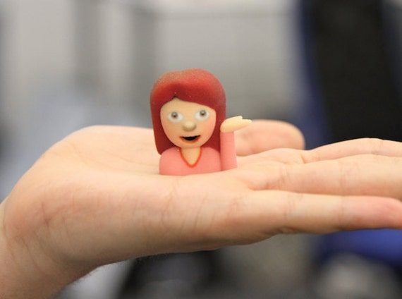 Sassy Girl Emoji Figurine - Etsy