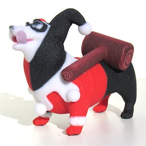 Harley Quinn Corgi
