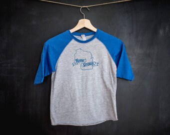graphic tees royal blue