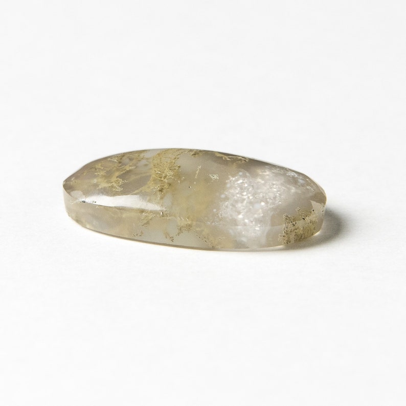 Natural Gemstone Cabochon Stone Cabochon 28 x 18 x 6 mm Moss Agate Stone Oval Agate Moss Agate Cabochon Oval Cabochon