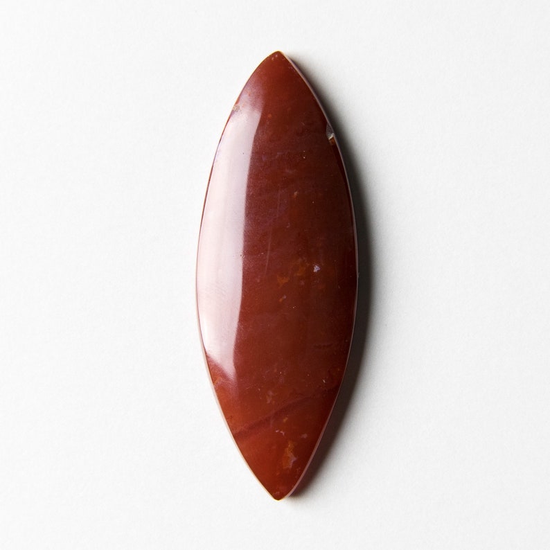 Marquise Agate Natural Cabochon Stone Gemstone Cabochon Carnelian Agate Agate Gemstone 50 x 18 x 5 mm Carnelian Cabochon