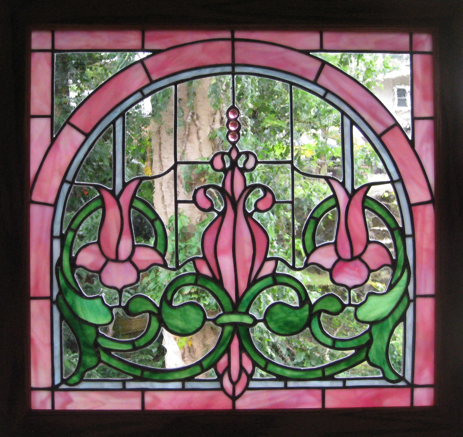 Victorian Cottage Window Stained Glass Pattern Original DIY PDF Digital ...