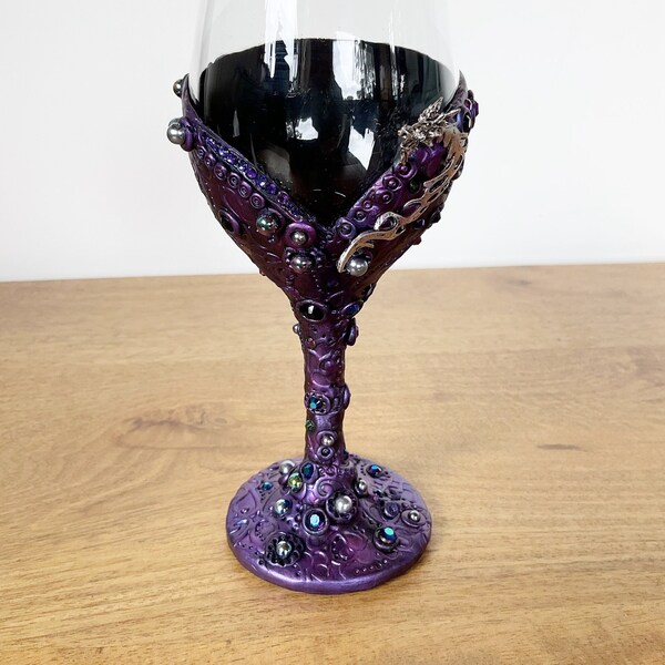 Gothic Wine Glasses Etsy