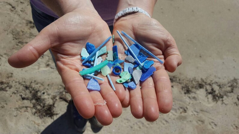 Small Colour wheel created from plastic collected from image 1