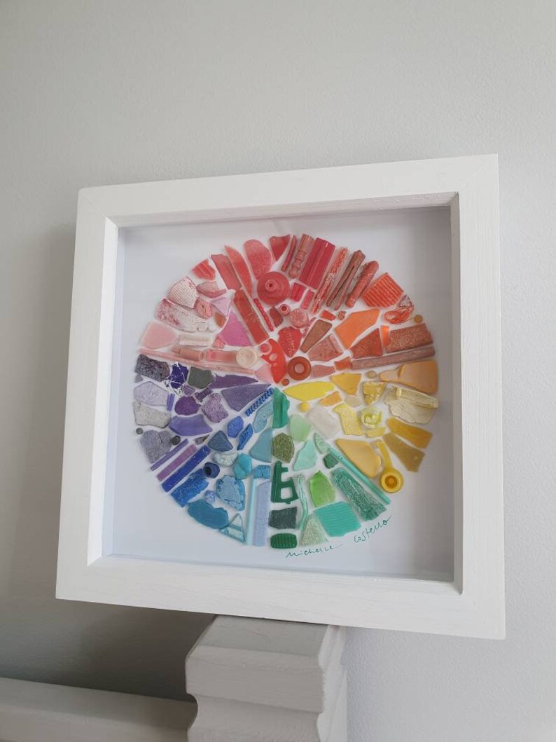 Small Colour wheel created from plastic collected from image 0
