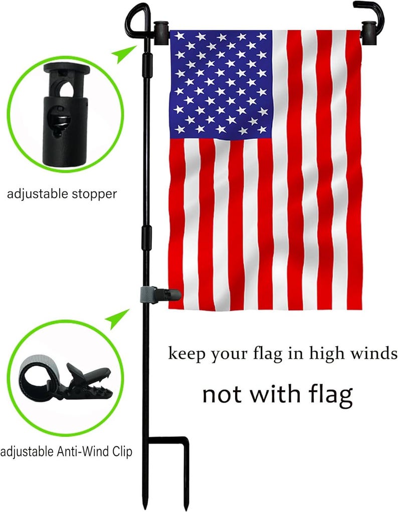 Flag Stand for Garden Flags - Etsy