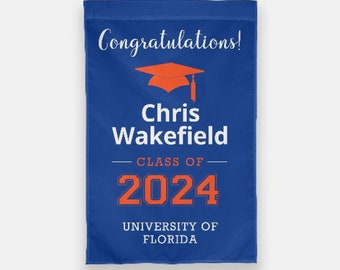 Class of 2024 UF Grad Garden Flag